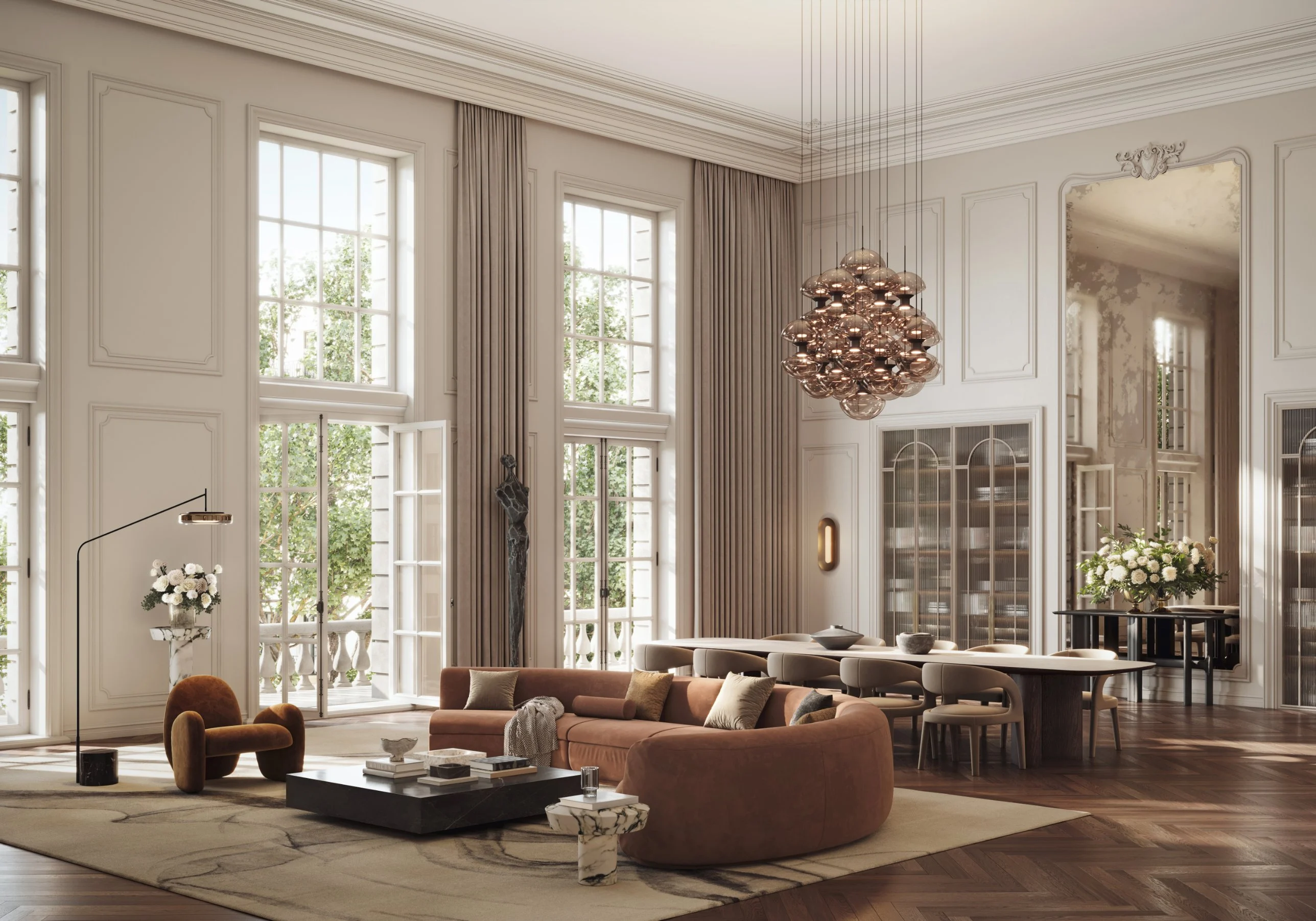 Nachher: fertig eingerichteter Wohnraum – Good Design