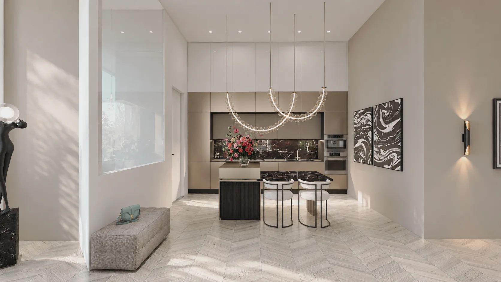 Visualisierung Penthouse · Küche – Good Design